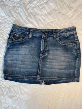 Denim Mini Skirt